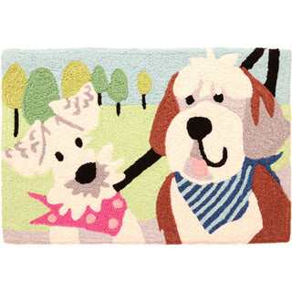 Showing off in the Park Rug