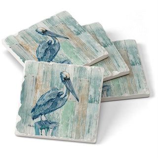 Arianna Pelican 4 Pack Coaster Set