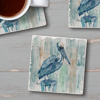 Arianna Pelican 4 Pack Coaster Set