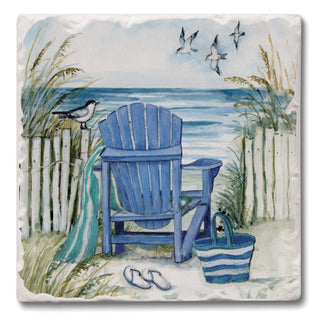 By the Sea Chairs 4 Pack Coaster Set