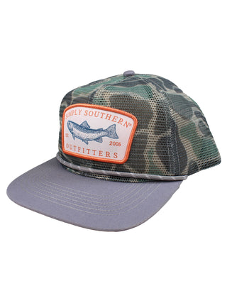 Curved Fish Trucker Hat