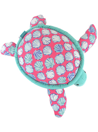 Blue Shells Turtle Pillow