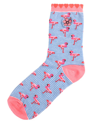 Simply Southern Flamingo Socks