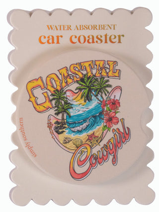 Living For It Car Coaster
