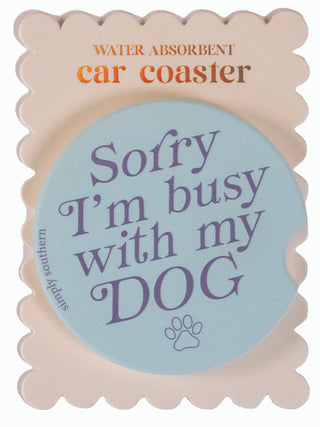 Living For It Car Coaster
