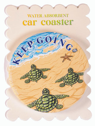 Living For It Car Coaster
