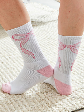 Simply Southern Bow Crew Socks