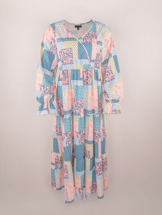 All About Blooms Dress In Quilt Pattern