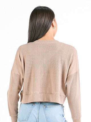 Getting Through It Sweater in Umber