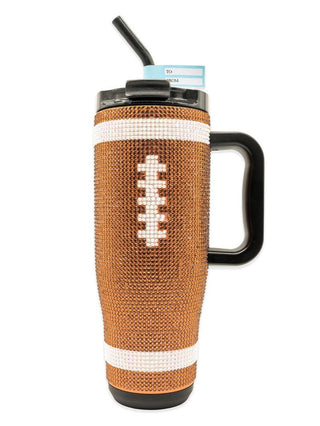 Keep On 40oz Tumbler in Football