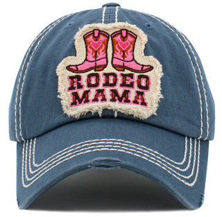 "Rodeo Mama" Washed vintage Ballcap