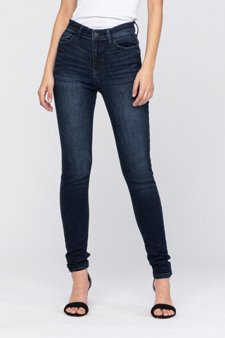 Judy Blue High Waist Skinny Jeans In Dark Wash