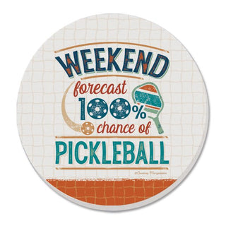 Pickleball Forecast Coaster Set