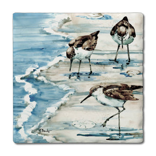 "Rockhampton Sandpipers"  Tumbled Tile Coaster 4pk