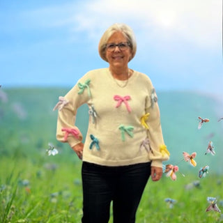 Loving The Ribbons Sweater