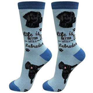 Life Is Better With A Labrador Crew Socks