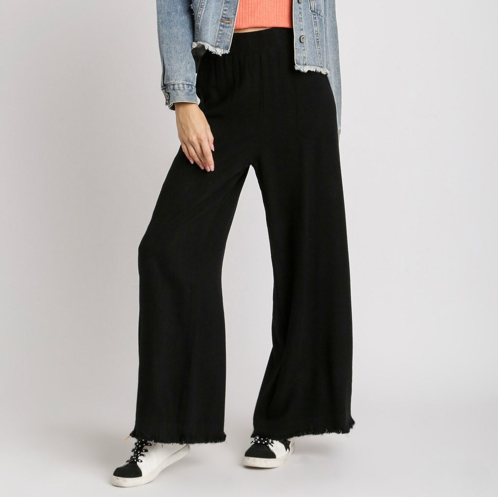 Mary Regular-Fit Pants in Black main image 1