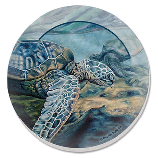 Thirstystone "Kona Sea Turtles" Round Stone Coaster 4pk