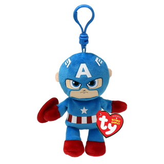 Beanie Boo Clip - Captain America