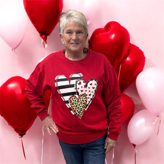 Doodle Heart Valentine Sweatshirt