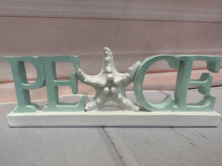 Peace Starfish Word Block