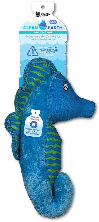 Clean Earth Recycled Plush Toys - 100% Sustainable - Seahorse Large