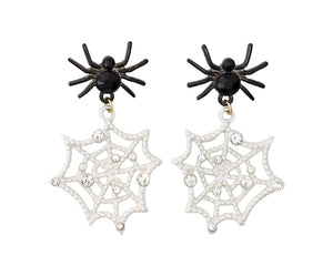 Spider Web Earrings
