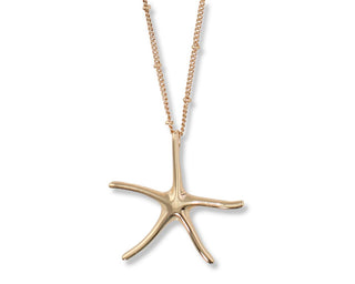 Gold Starfish Necklace