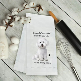 Bichon Frise Kitchen Towel