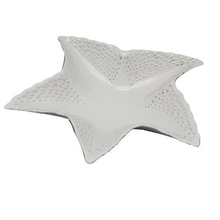 Deep Starfish Bowl in White