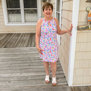 Beachtime Cora Dress in Cheers