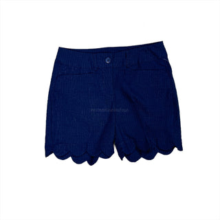 Beachtime Scallop Shorts in Navy