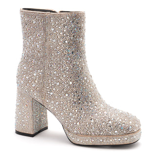 Bussin Boots in Clear Rhinestone  - Final Sale