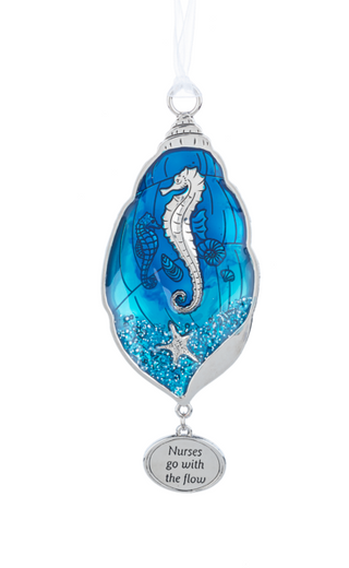 By The Shore Ornament -  Nurses Go With The Flow