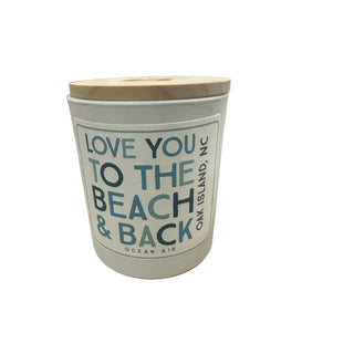 Beach & Back Candle - Ocean Air - Custom