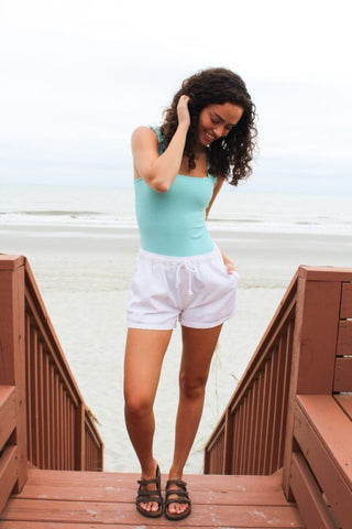 Simply Southern Everyday Shorts in White