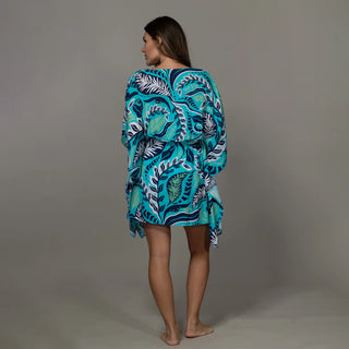Floral Revival Tunic Coverup in Secret Garden