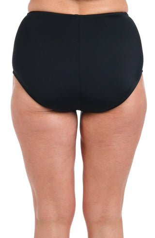 On The Run Full Bikini Bottom in Black