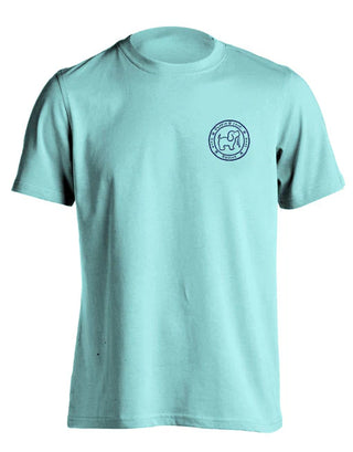 Not All Who Wander Turtle Pup Short Sleeve T-Shirt in Celadon