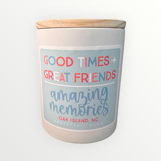 Good Times + Great Friends Candle - Grapefruit Glow - Custom