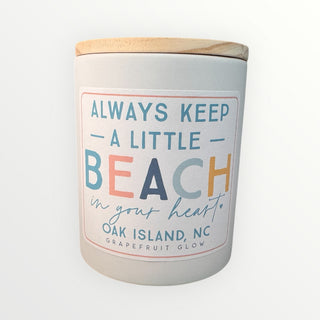 Beach in Your Heart Candle - Grapefruit Glow - Custom
