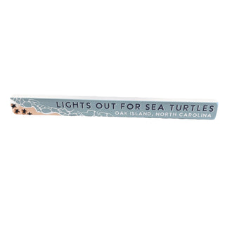 Lights Out For Sea Turtles Talking Stick - Custom