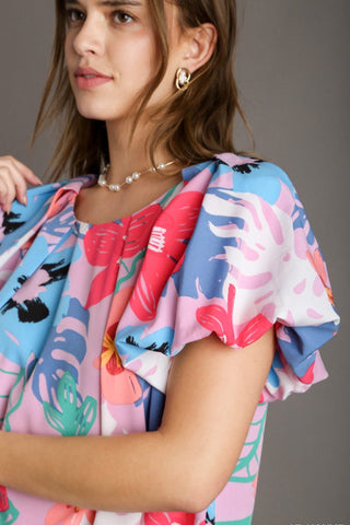 Make It Through Top in Light Mauve