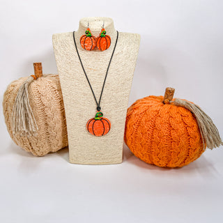 Pumpkin Necklace Set