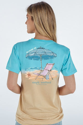 Simple Life Short Sleeve T-Shirt in Splash