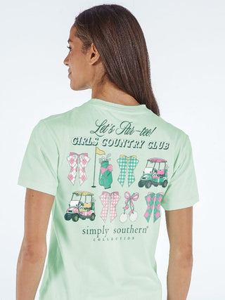 Let's Par-Tee Short Sleeve T-Shirt in Mint