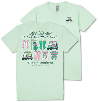 Let's Par-Tee Short Sleeve T-Shirt in Mint