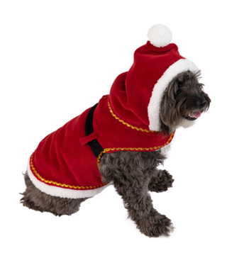 Santa Hooded Dog Costume