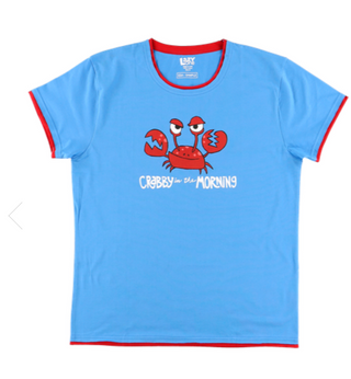Crabby in the Morning Women's Regular Fit PJ Tee - Final Sale