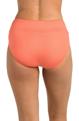 Time To Tan Bikini Bottom in Coral